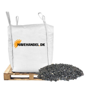 Granitskærver, sort 5-8 mm. 1000 kg (675 liter)