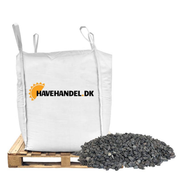 Granitskærver, sort 5-8 mm. 1600 kg (1000 liter)