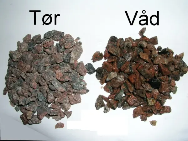 Rød granitskærver - Bigbag 1000 kg. ca. 0,63 kbm. 8-11 mm