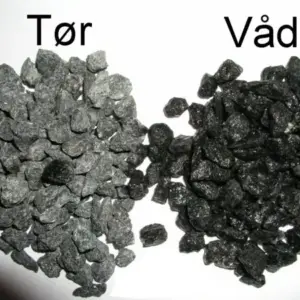 Sorte granitskærver - Bigbag 1000 kg. ca. 0,63 kbm. 11-16 mm