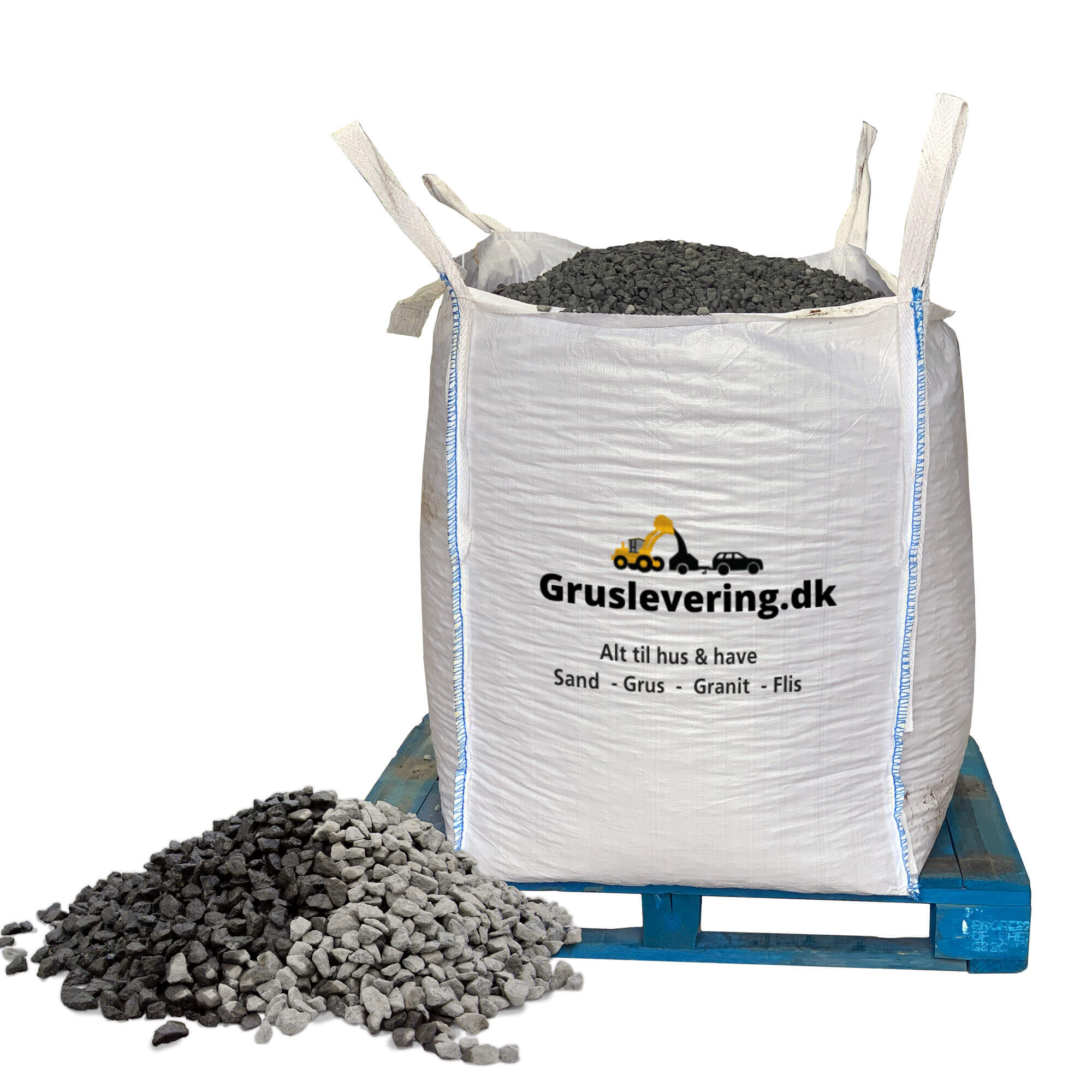 Granitskærver sort 16-32 mm